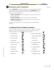 denotation and connotation worksheet lesson 23 answers